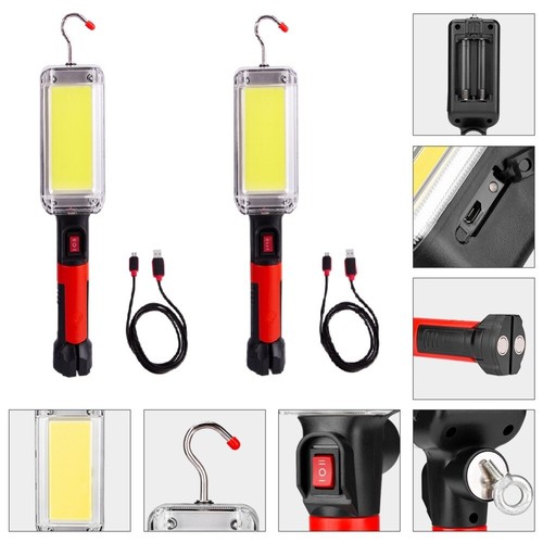 Pcs rechargeable cob led - pcs,